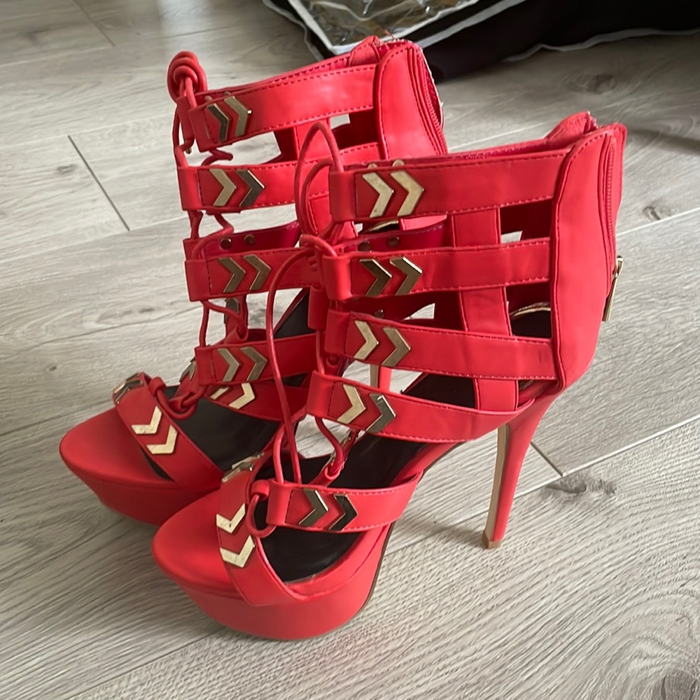 Red high heels